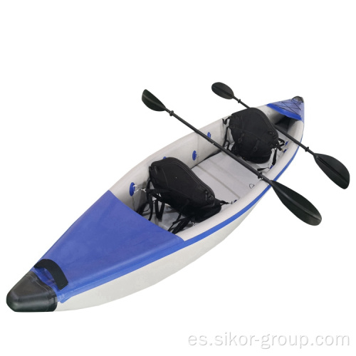 Múltiples surfski kayak pesca kayak 12 pies dos personas pesca en kayak